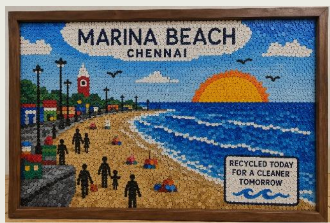 Bottle Cap Mosaic